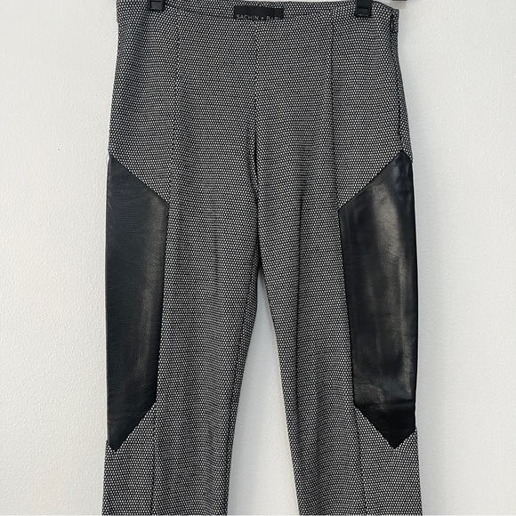 Sachin + Babi Black Lamb Leather Leggings Size 0 - Picture 3 of 13